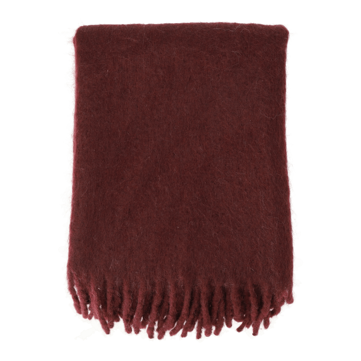 Dune mohair throw 130x170 cm - Plum - Scandi Living