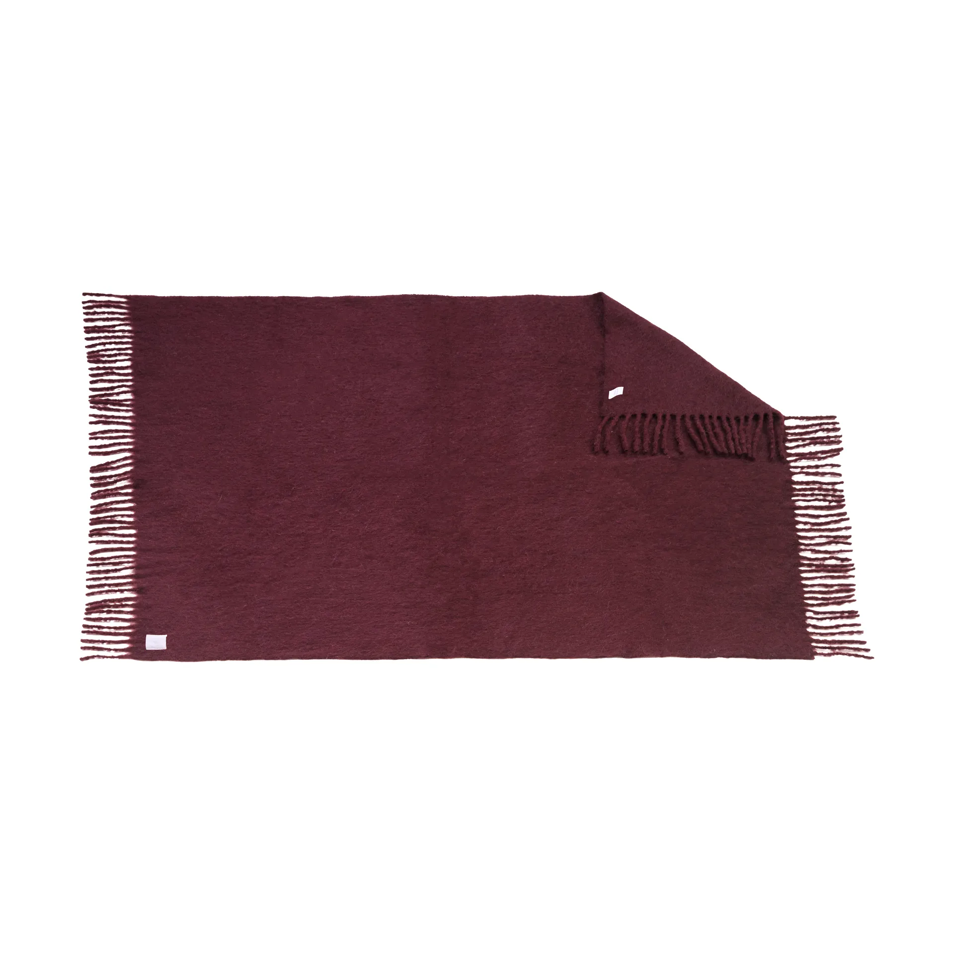 Dune mohair throw 130x170 cm, Plum Scandi Living