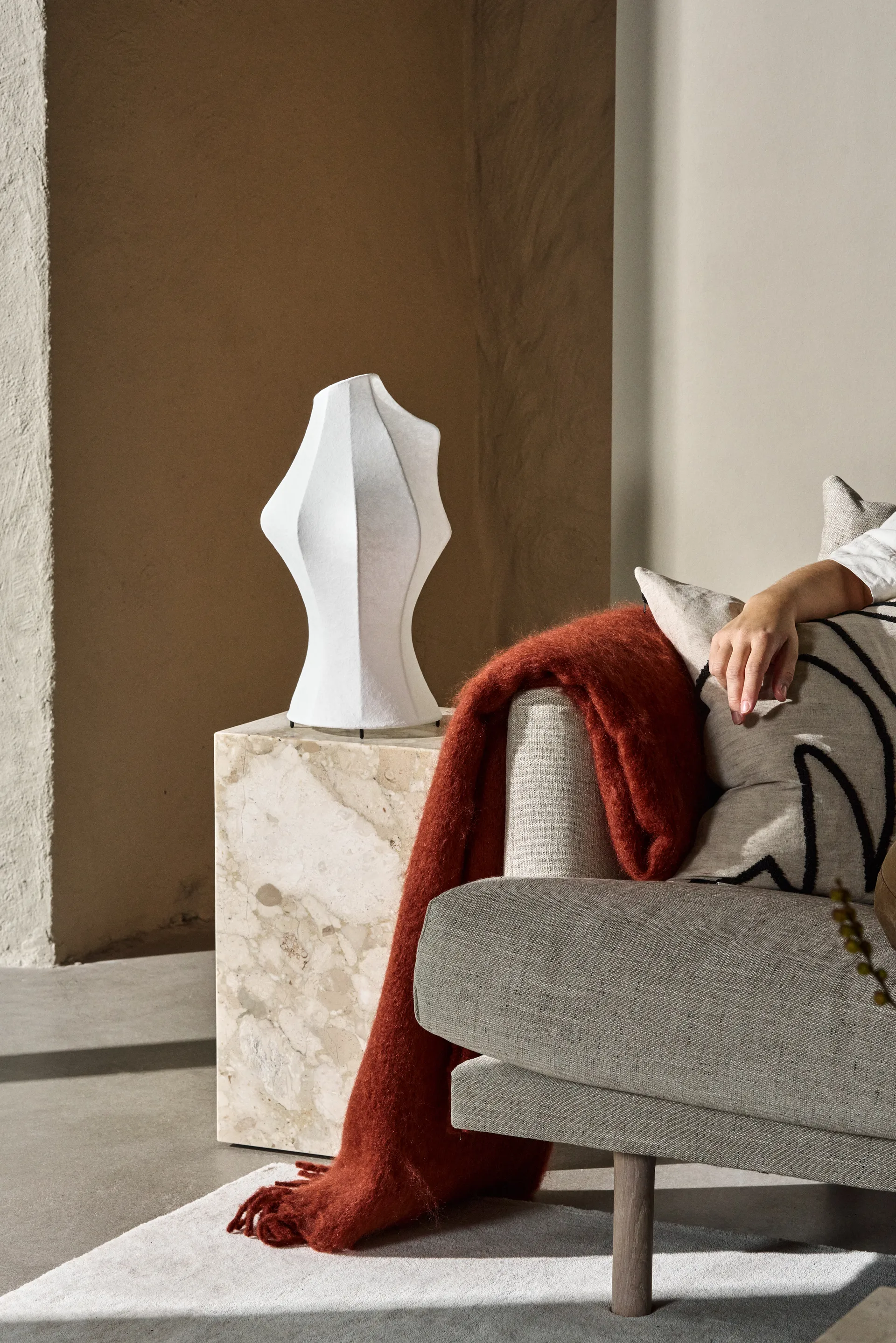 Dune mohair throw 130x170 cm, Sienna Scandi Living