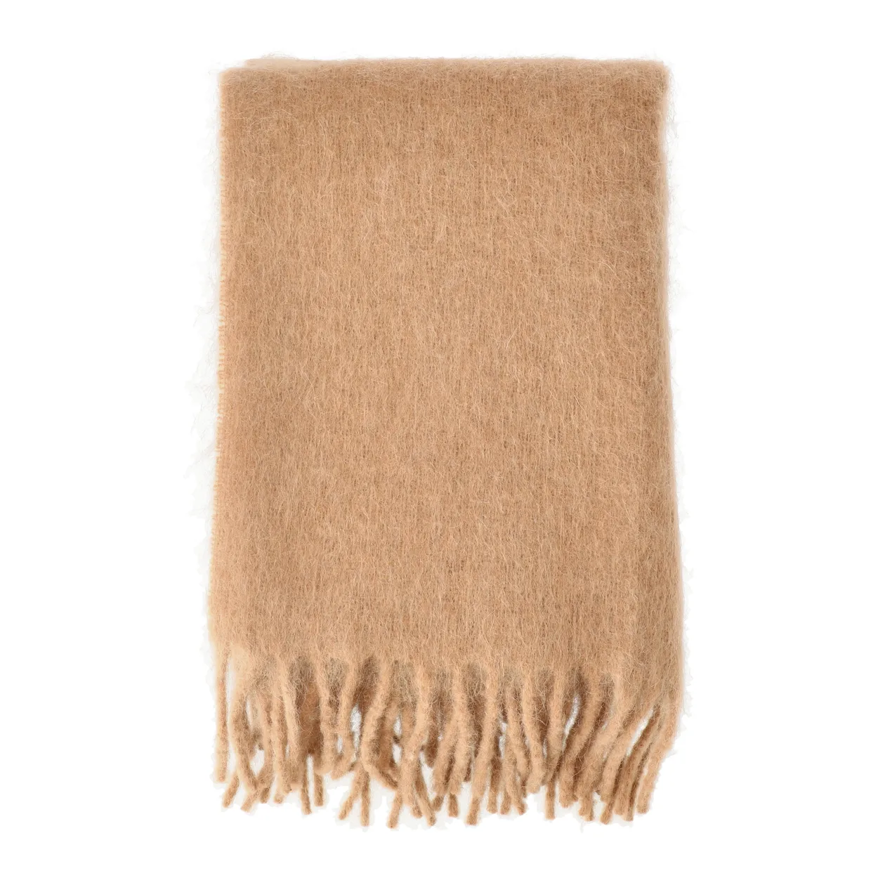 Scandi Living Dune mohair throw 130x170 cm Wheat | Scandinavian Design | Wool blankets & throws | Beige