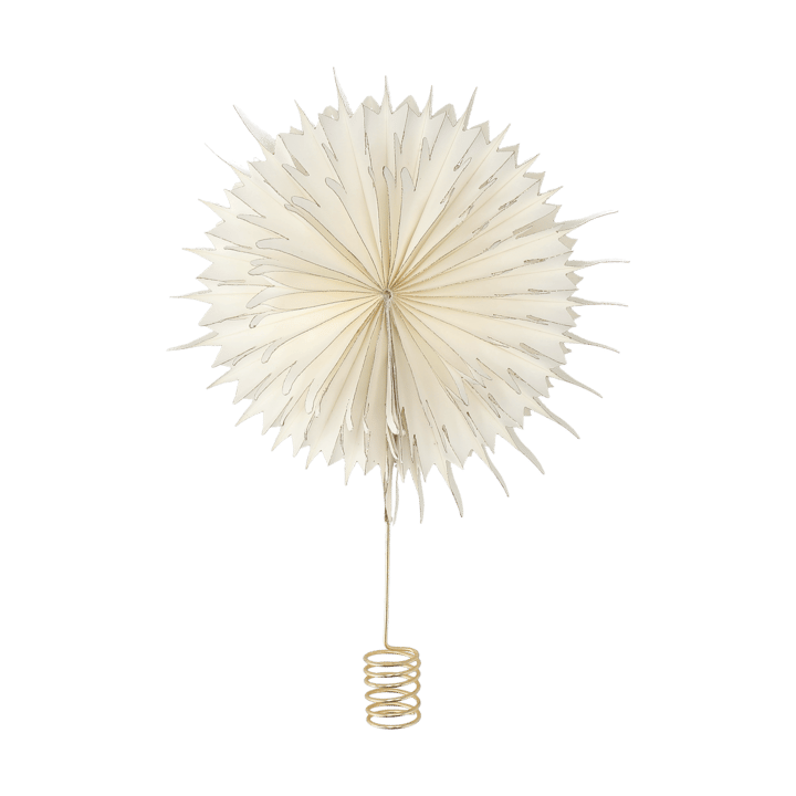 Dusk tree topper star - White, Ø10 cm - Scandi Living