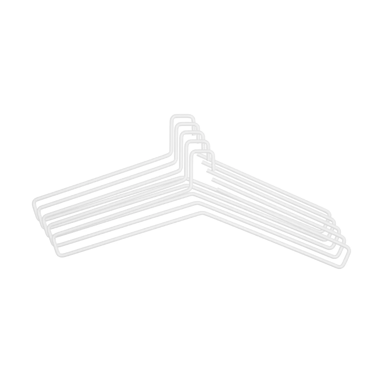 Scandi Living Edge hanger 5-pack White | Scandinavian Design | Clothes racks, coat stands & hangers | White