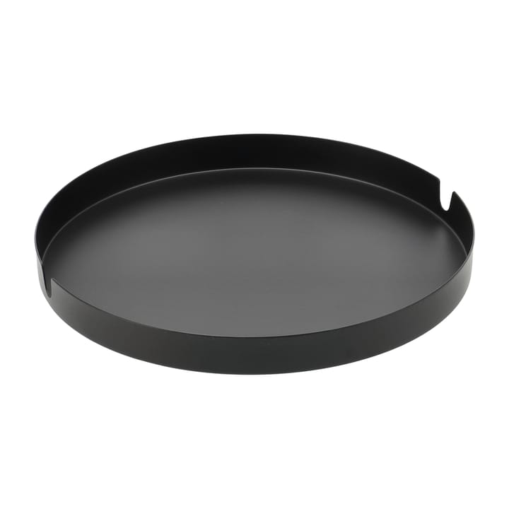 Edgy tray Ø30 cm - Black - Scandi Living