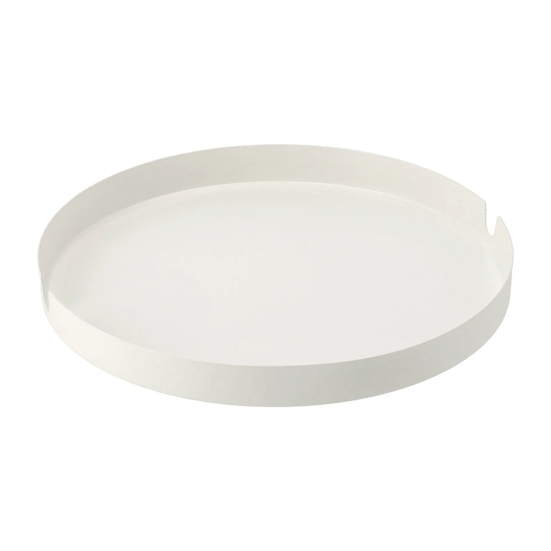 Edgy tray Ø30 cm, White Scandi Living