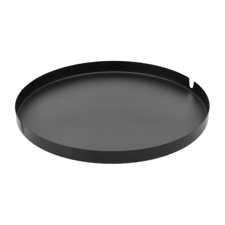 Edgy tray Ø40 cm - Black - Scandi Living