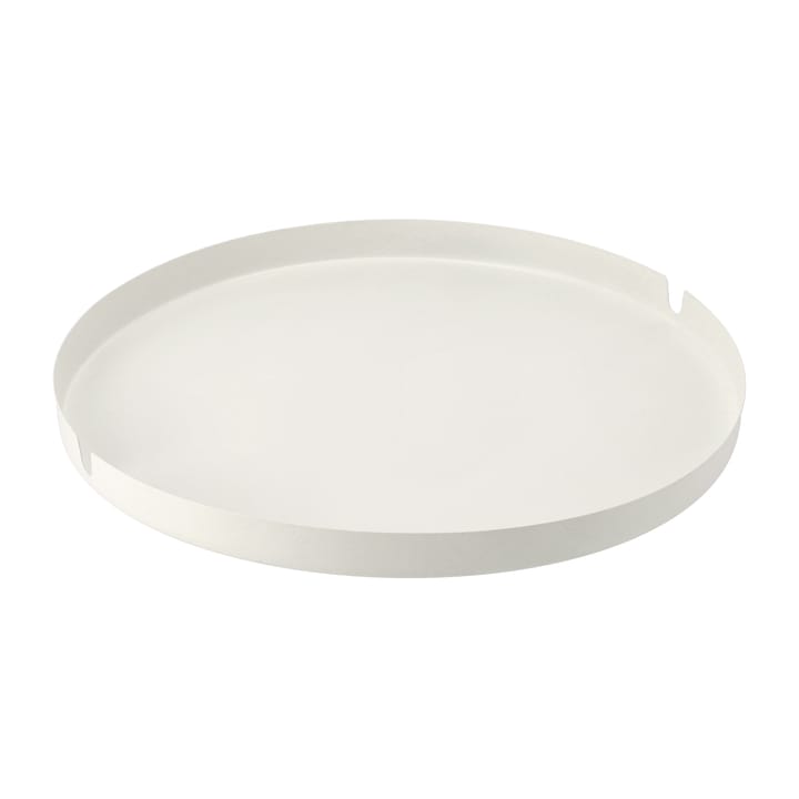 Edgy tray Ø40 cm - White - Scandi Living