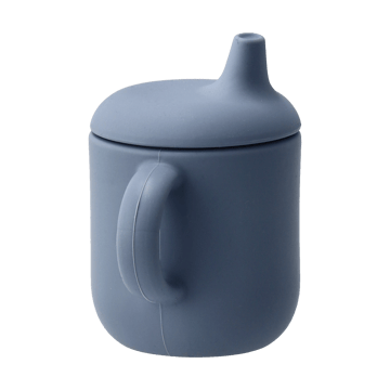 Elvie sippy cup silicone 180 ml - Blue - Scandi Living