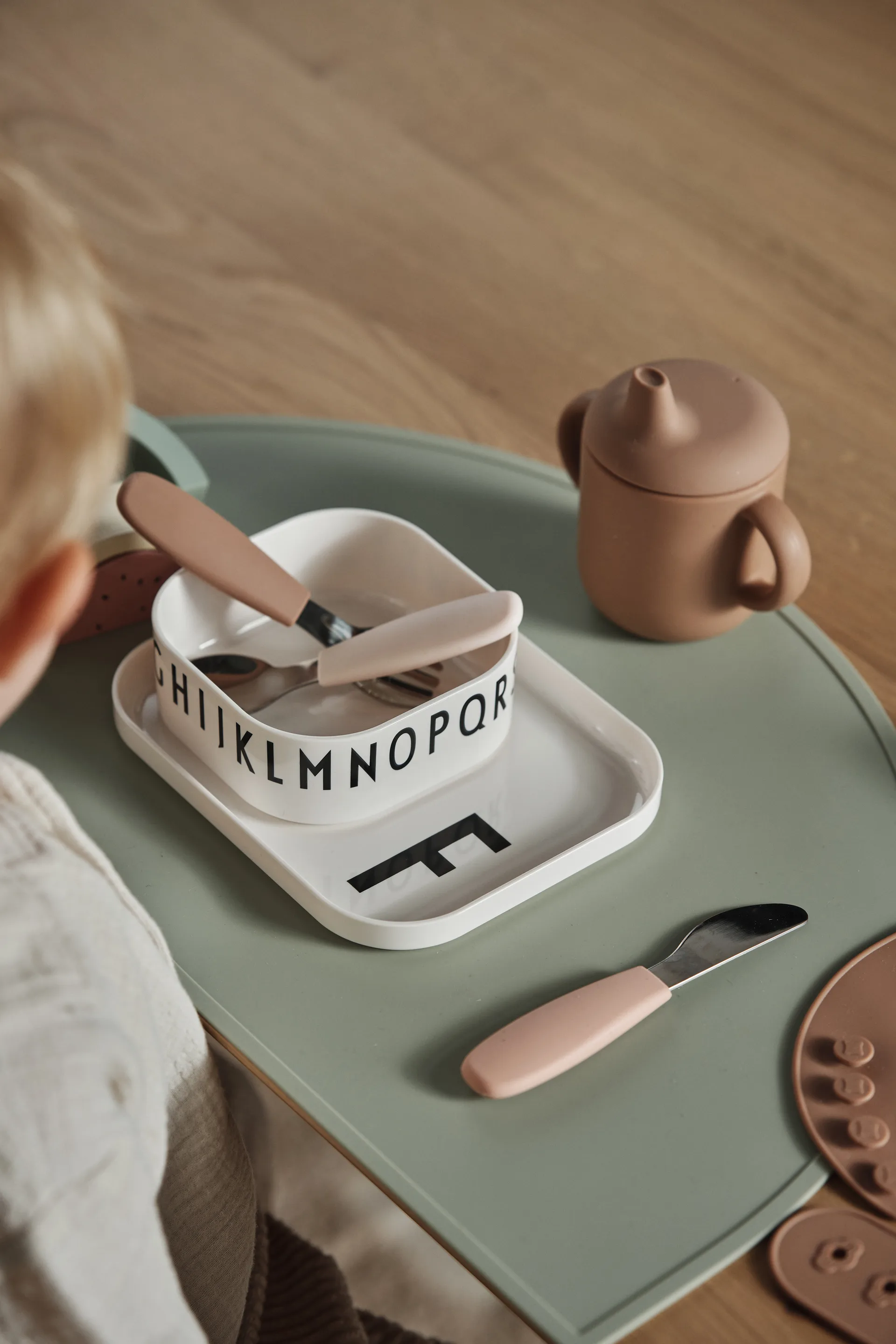 Elvie sippy cup silicone 180 ml, Blusher Scandi Living