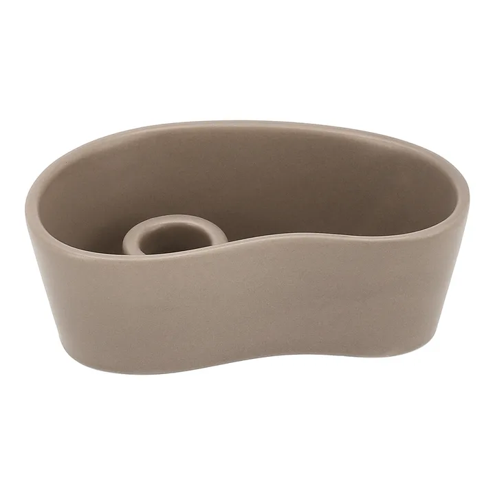 Ember candleholder - Taupe, 8x14 cm - Scandi Living