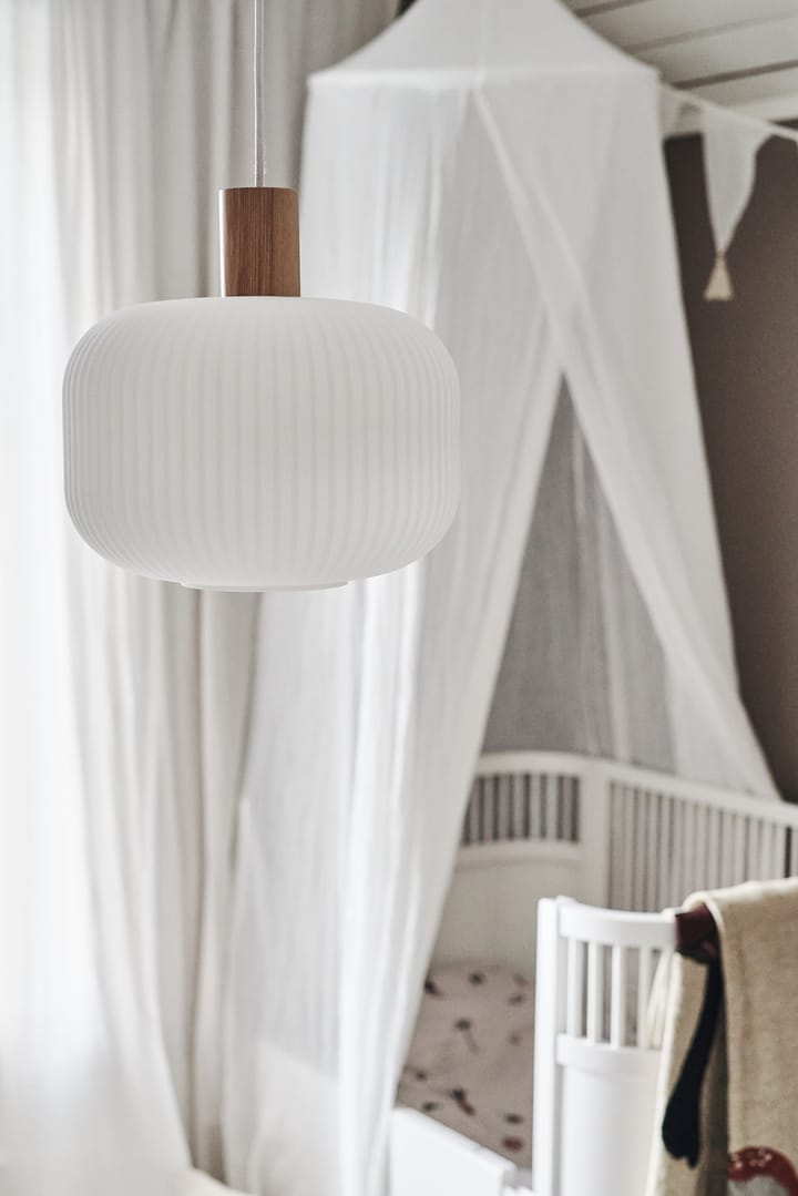Fair ceiling lamp Ø30 cm - Frosted glass-ash - Scandi Living