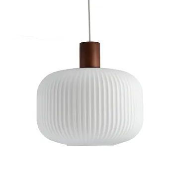 Fair ceiling lamp Ø30 cm - Frosted glass-dark stained ash - Scandi Living
