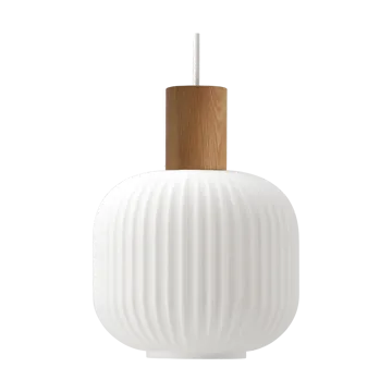 Fair pendant lamp Ø20cm - Frosted glass-ash - Scandi Living