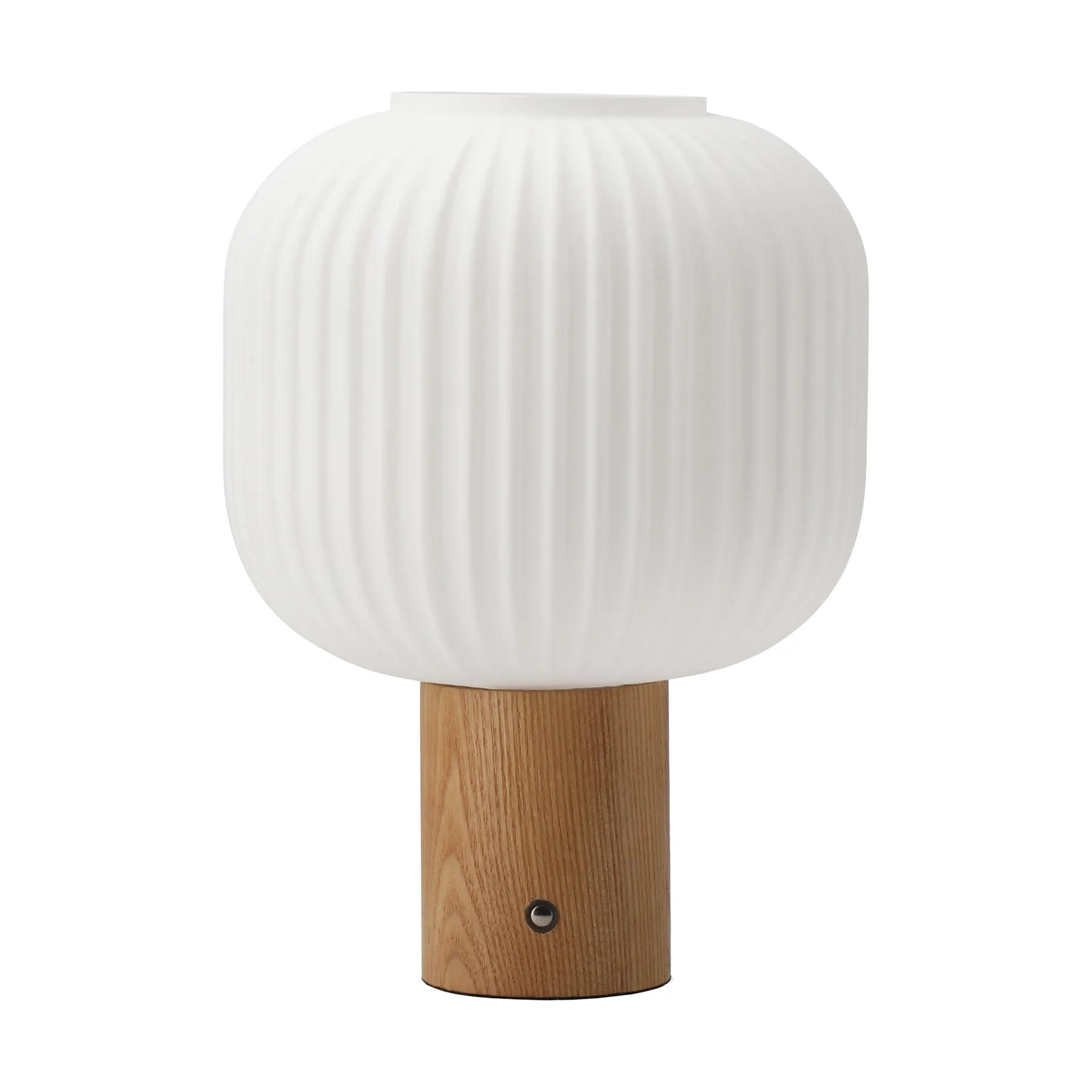 Fair portable table lamp, Frosted glass-ash Scandi Living