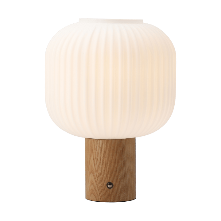 Fair portable table lamp, Frosted glass box Scandi Living