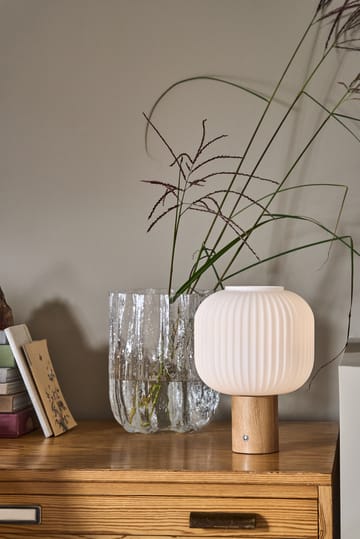 Fair portable table lamp - Frosted glass box - Scandi Living