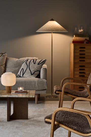 Fair portable table lamp - Frosted glass box - Scandi Living
