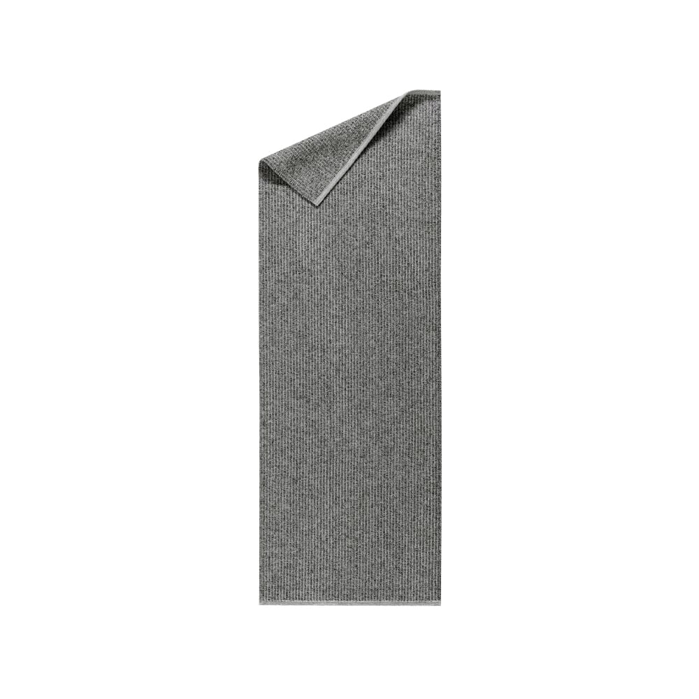 Scandi Living Fallow rug dark grey 70x250cm | Scandinavian Design | Woven cotton rugs | Grey
