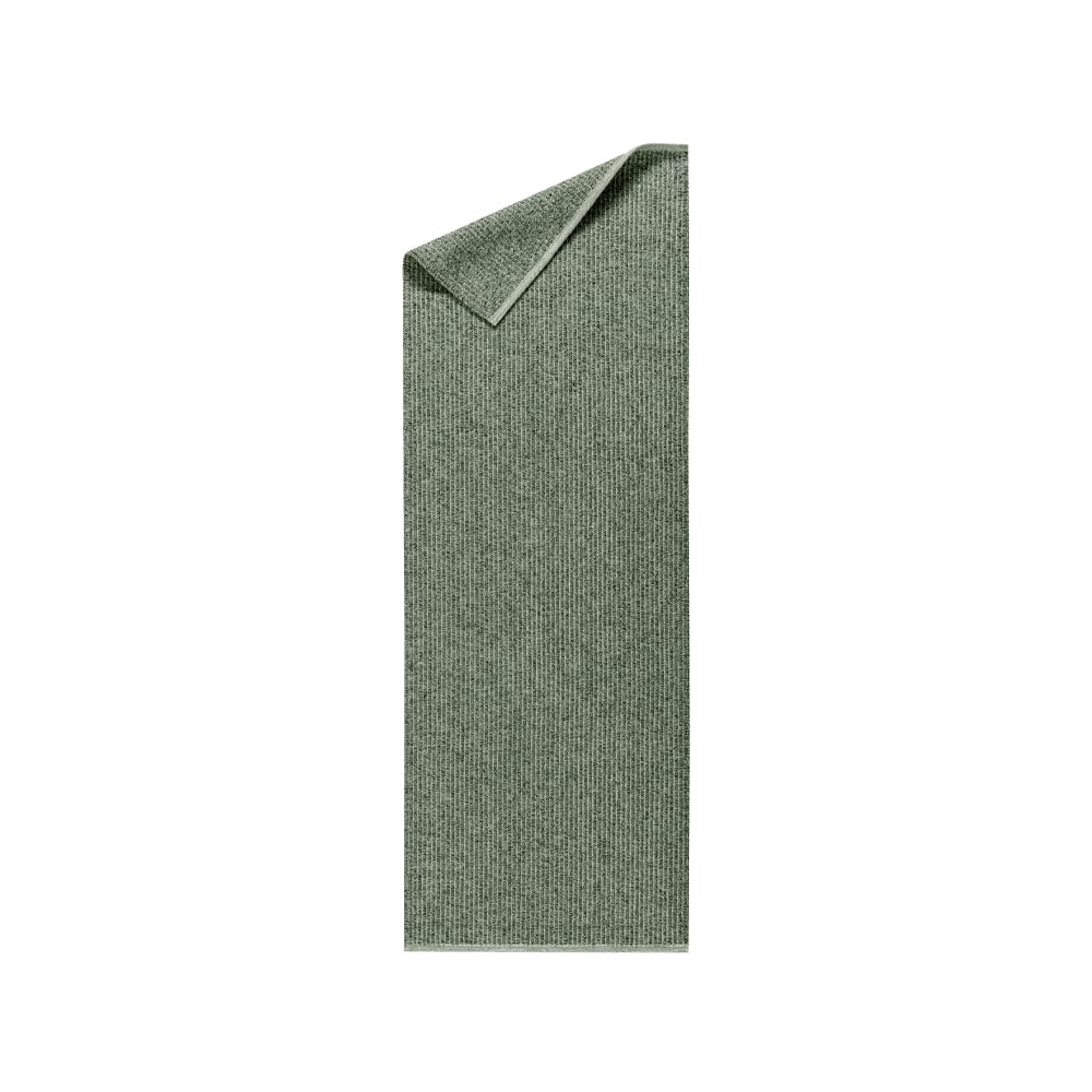 Scandi Living Fallow rug dusty green 70x200cm | Scandinavian Design | Woven cotton rugs | Green