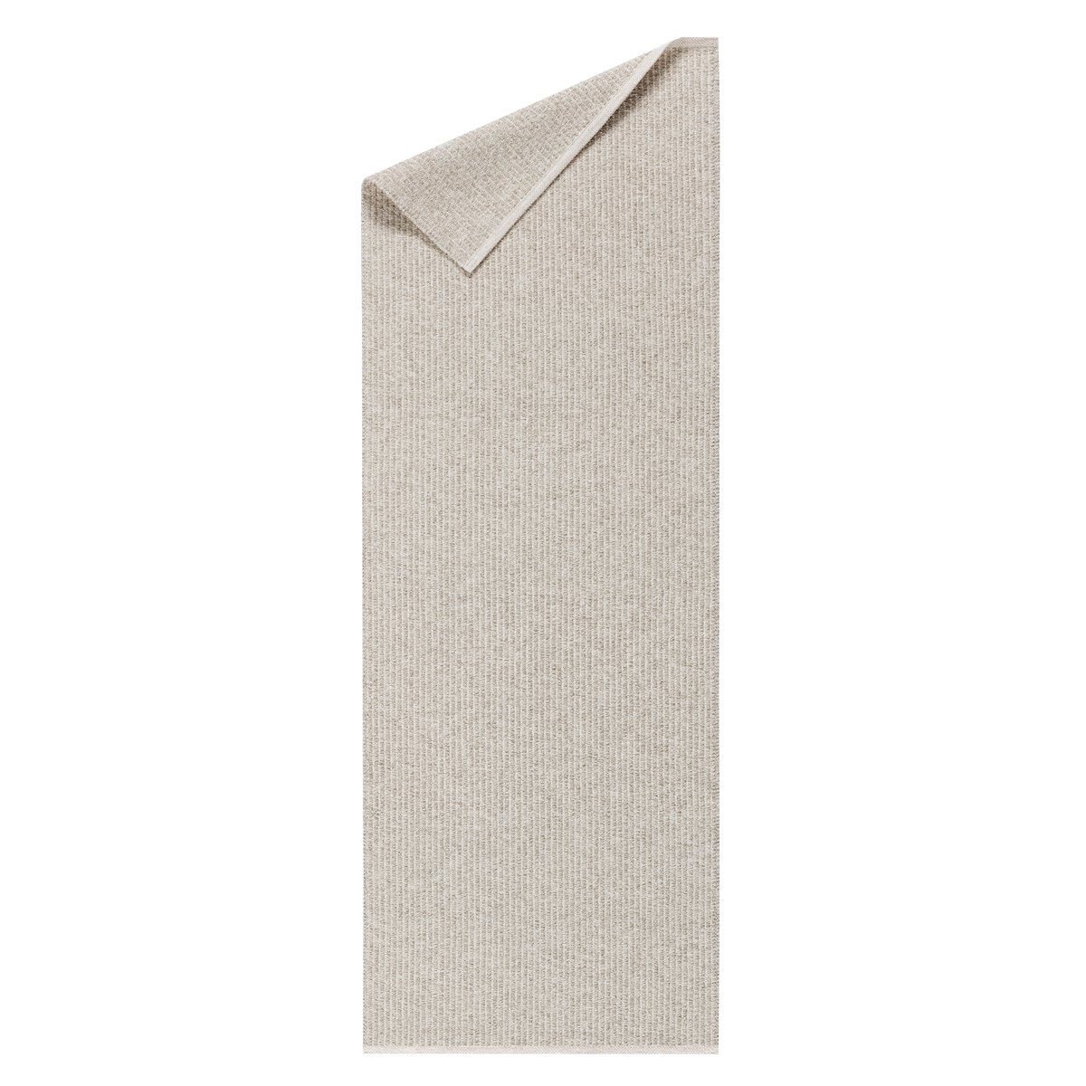 Scandi Living Fallow rug Sand 70 x 200 cm | Scandinavian Design | Plastic rugs | Beige