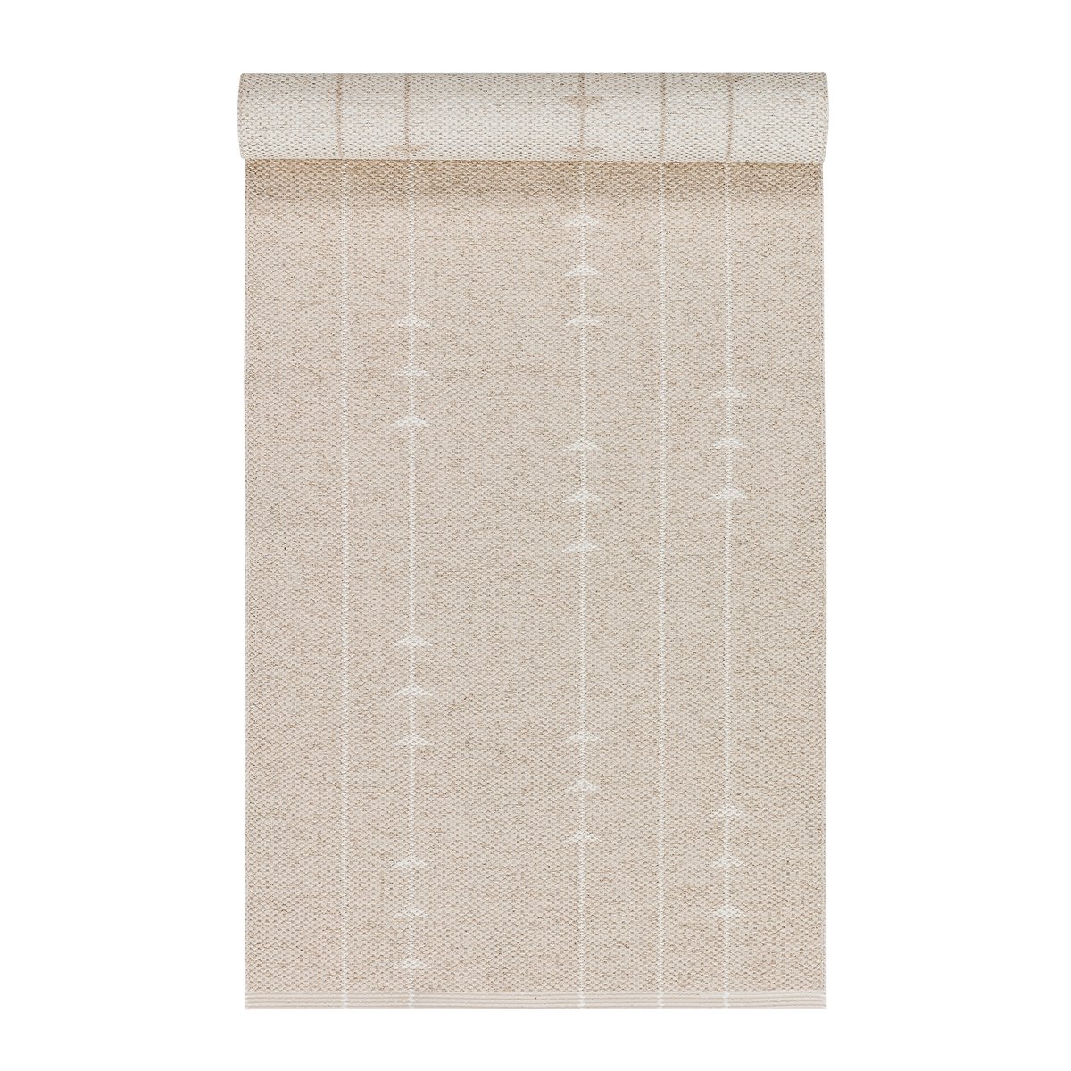 Scandi Living Fir rug nude 70x200 cm | Scandinavian Design | Plastic rugs | Beige