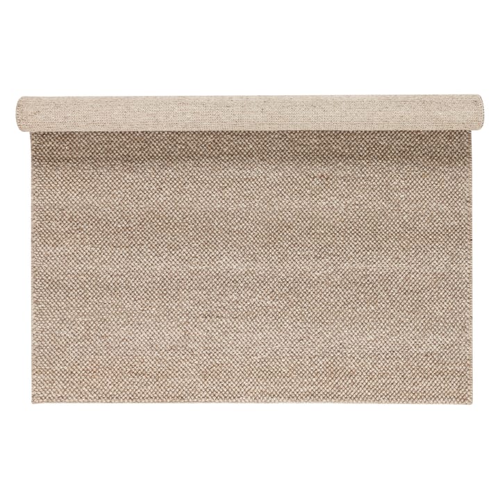 Flock wool carpet beige - 170x240 cm - Scandi Living