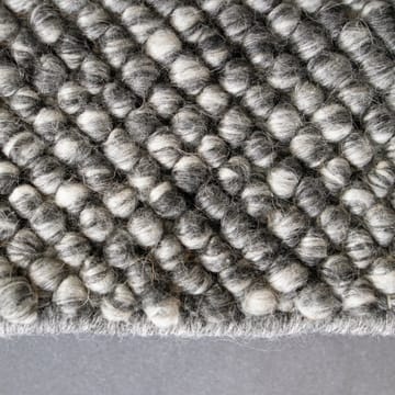 Flock wool carpet dark grey - 200x300 cm - Scandi Living