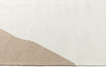 Flow kelim rug  white-beige - 170x240 cm - Scandi Living