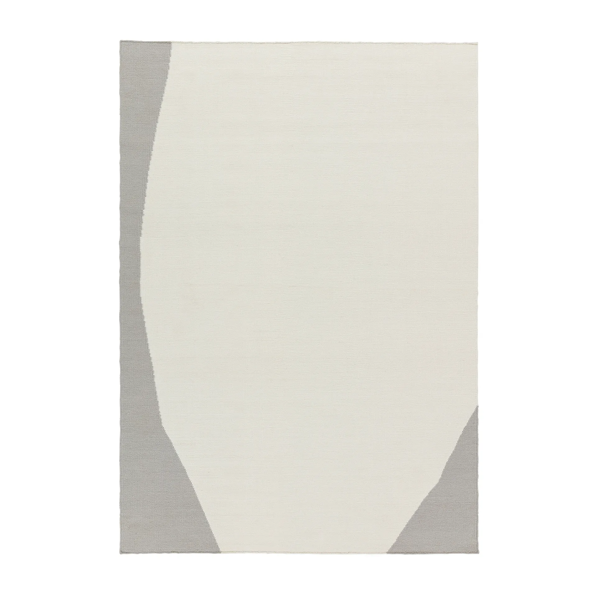 Flow kelim rug white-grey, 170x240 cm Scandi Living