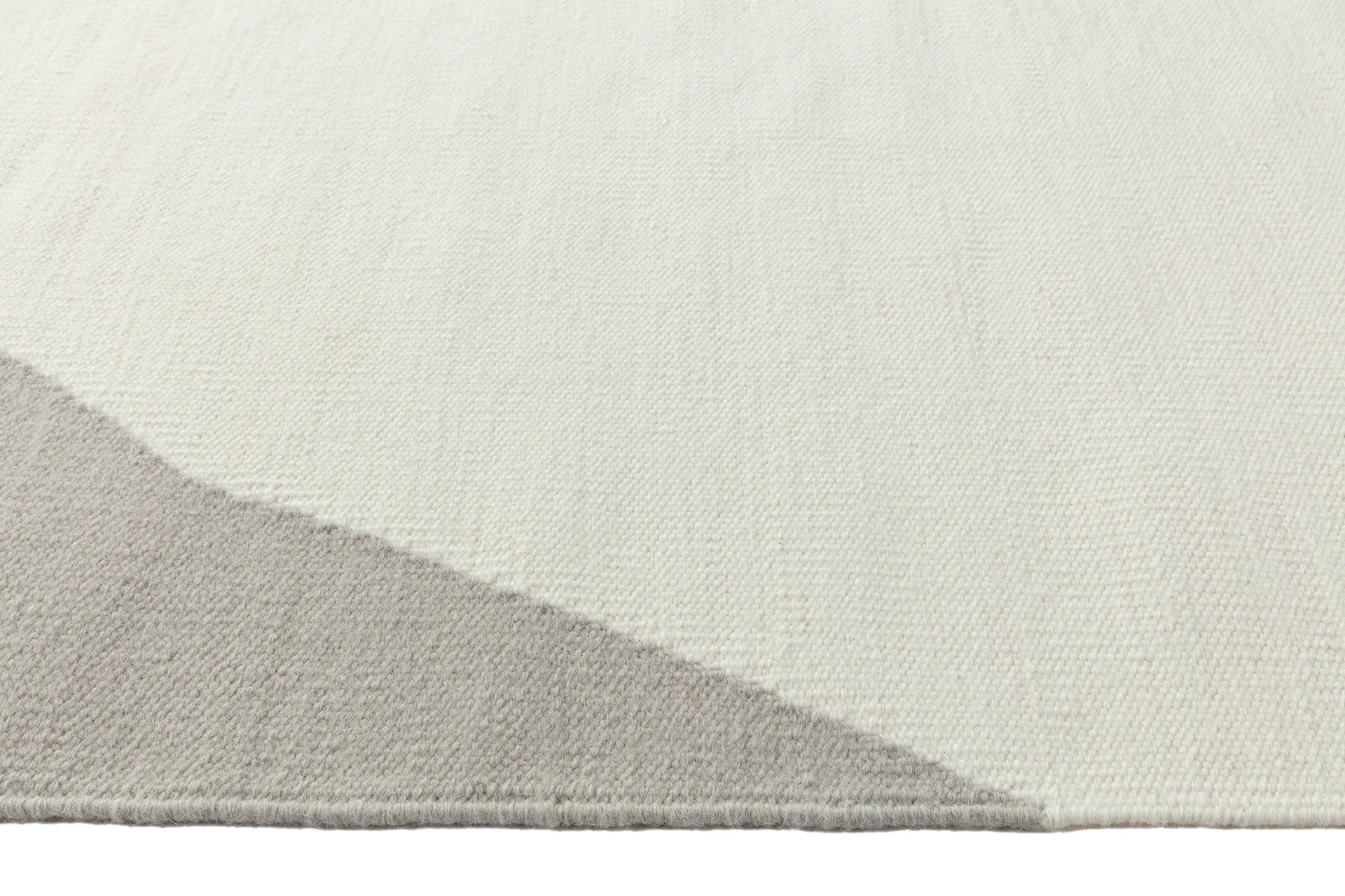 Flow kelim rug white-grey, 170x240 cm Scandi Living