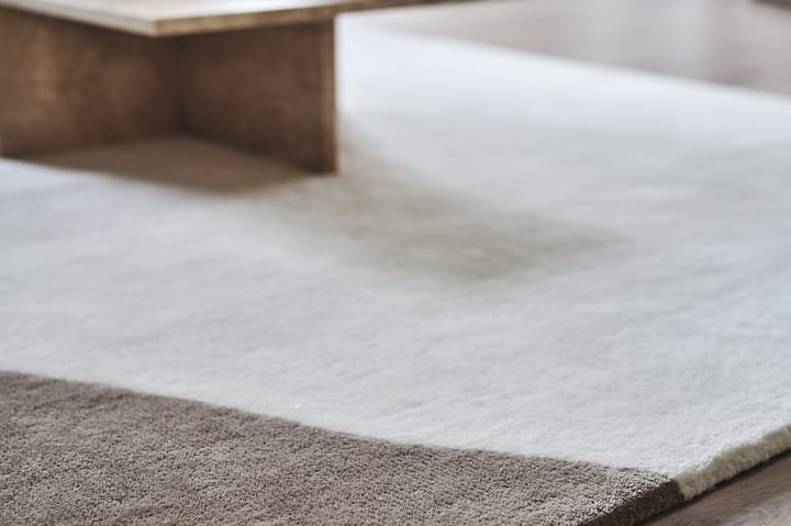 Flow wool carpet white-beige - 170x240 cm - Scandi Living