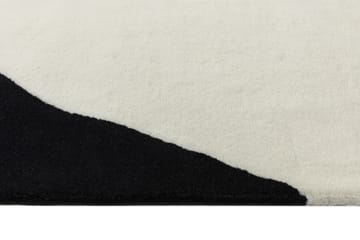 Flow wool carpet white-black - 200x300 cm - Scandi Living