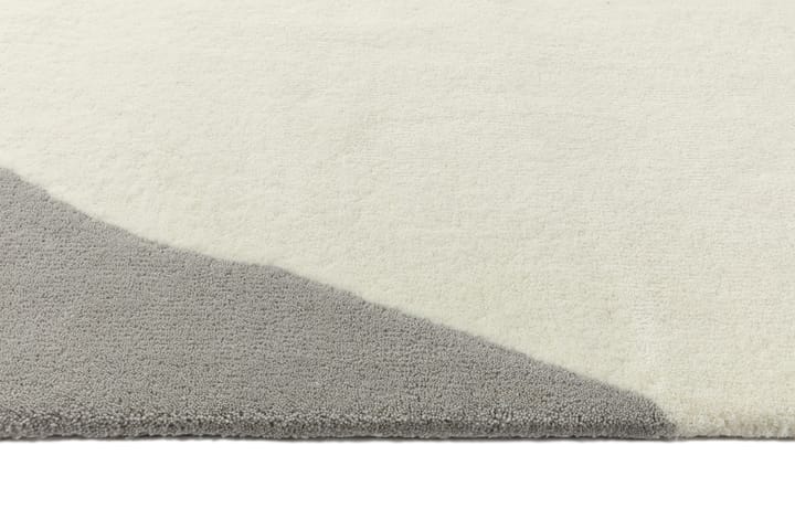 Flow wool carpet white-grey - 170x240 cm - Scandi Living