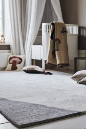 Flow wool carpet white-grey - 170x240 cm - Scandi Living