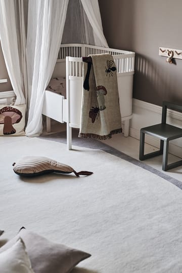 Flow wool carpet white-grey - 170x240 cm - Scandi Living