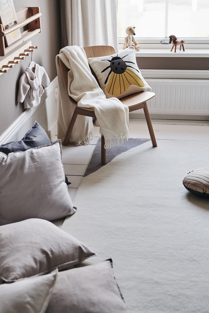 Flow wool carpet white-grey - 170x240 cm - Scandi Living