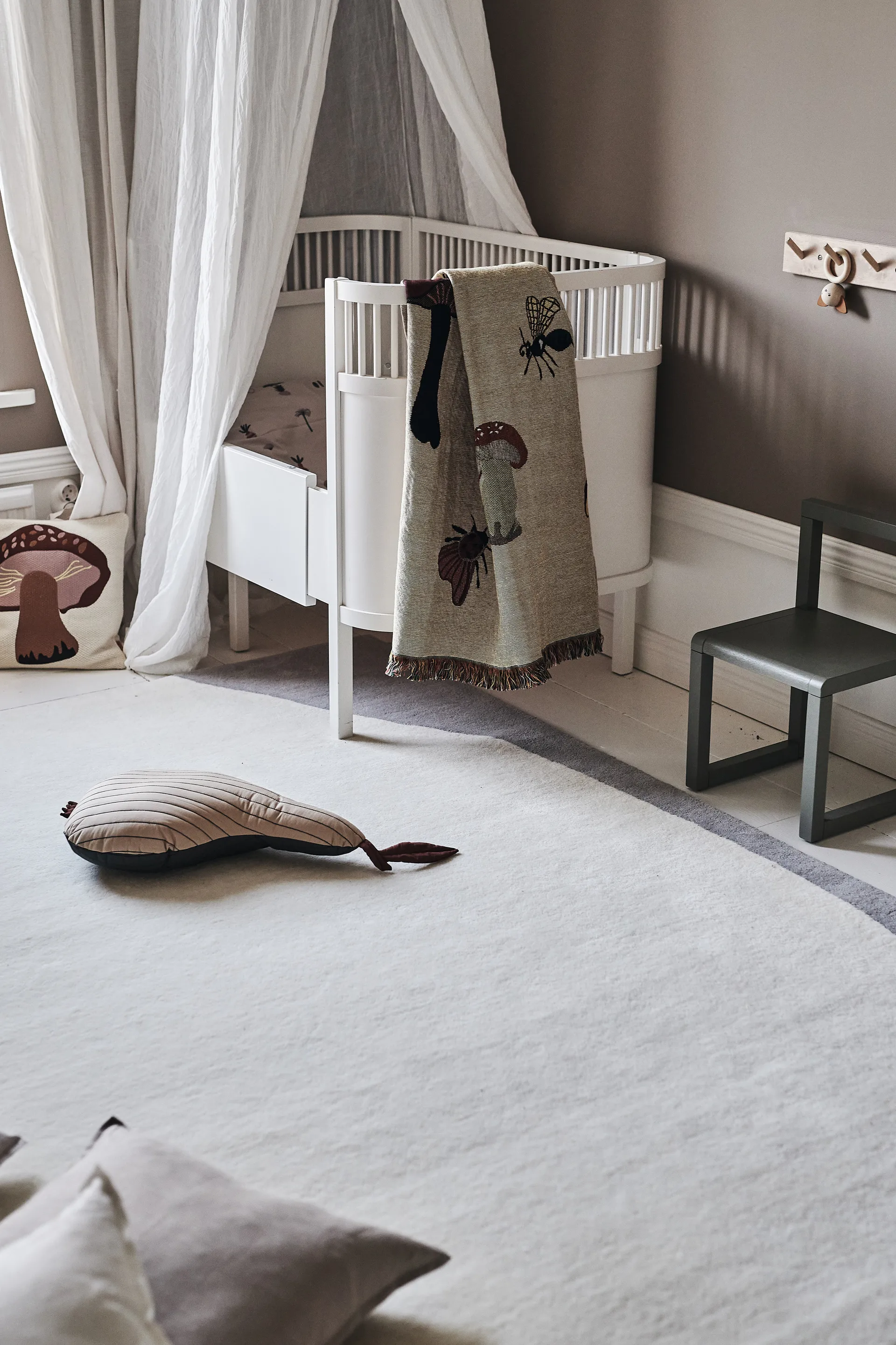Flow wool carpet white-grey, 200x300 cm Scandi Living