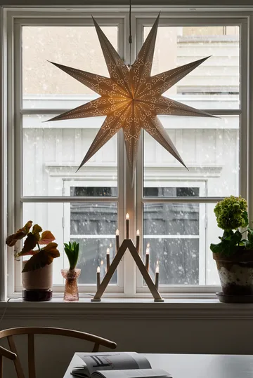 Folk advent star - Ø80 cm - Scandi Living