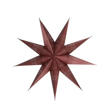 Folk advent star - Burgundy, Ø45 cm - Scandi Living