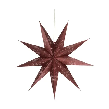 Folk advent star - Burgundy, Ø45 cm - Scandi Living