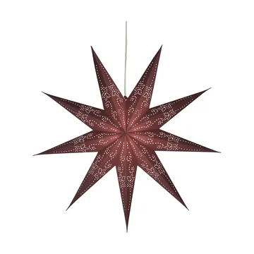 Folk advent star - Burgundy, Ø45 cm - Scandi Living