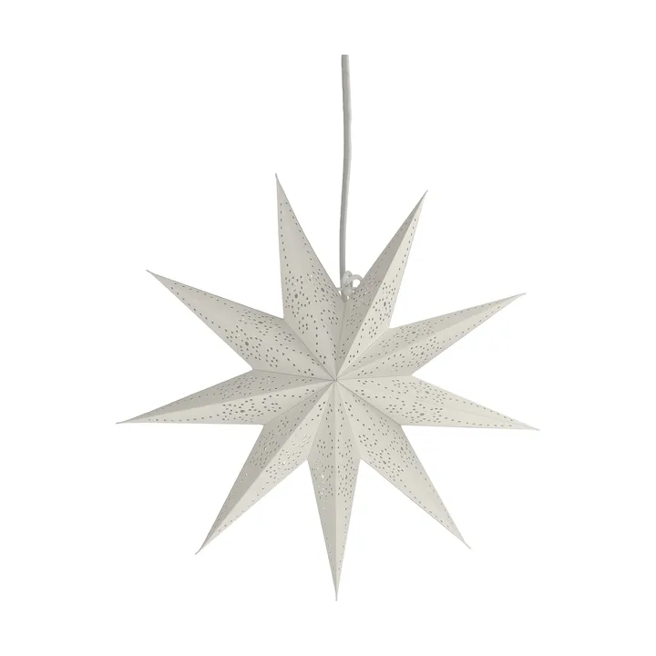 Folk advent star - White, Ø45 cm - Scandi Living