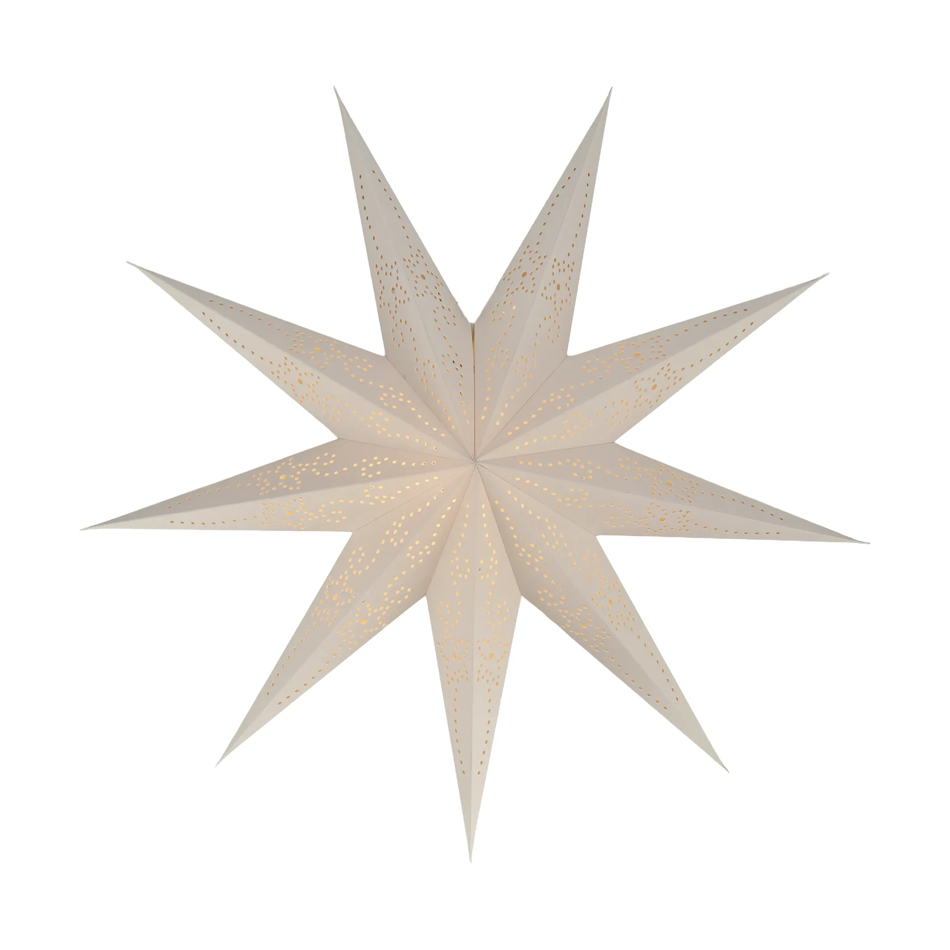 Folk advent star, White, Ø60 cm Scandi Living