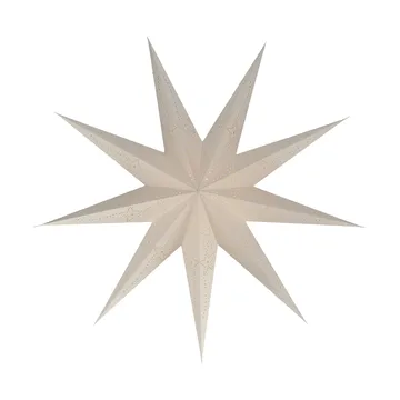 Folk advent star - White, Ø80 cm - Scandi Living