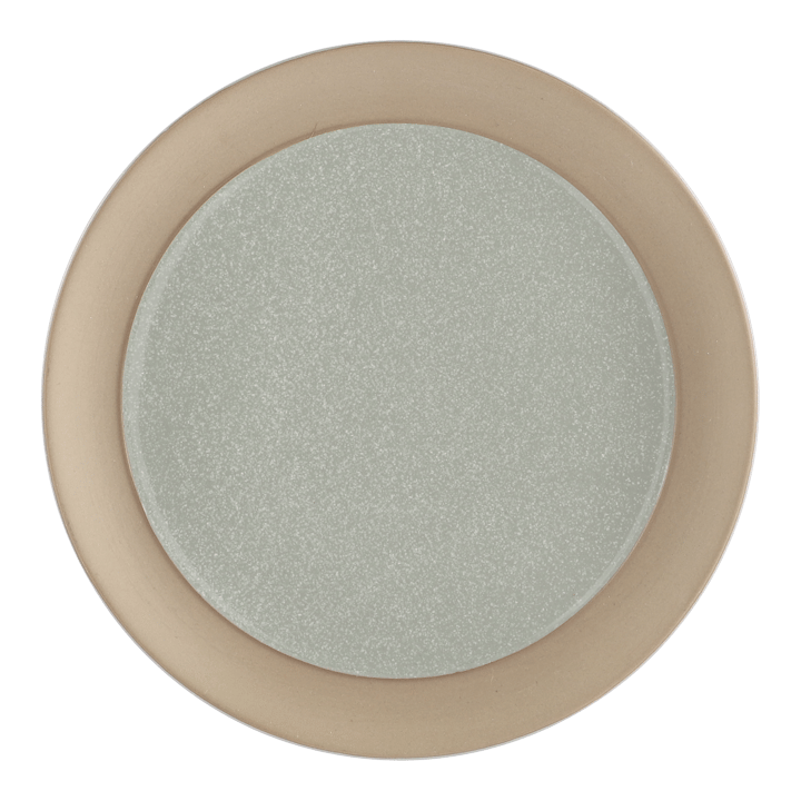 Fossil small plate Ø21 cm - Green - Scandi Living