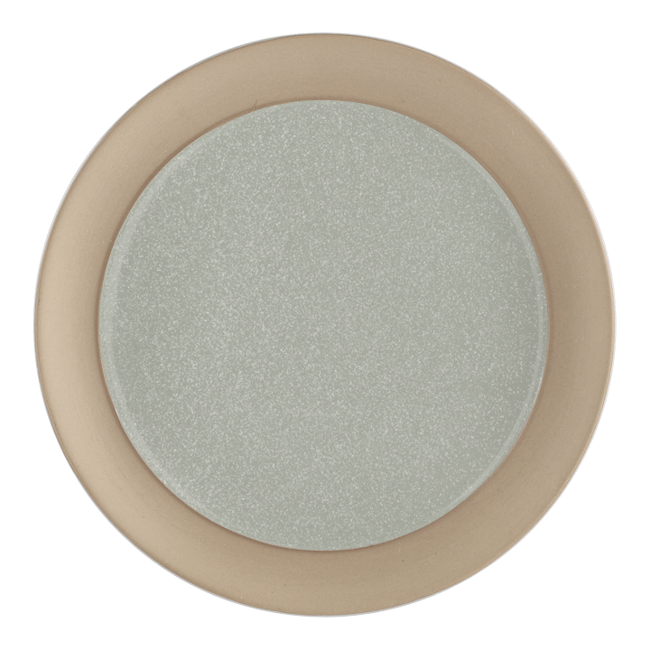 Fossil small plate Ø21 cm - Green - Scandi Living