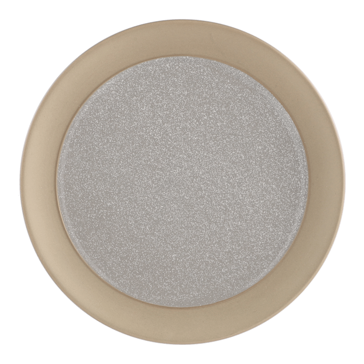 Fossil small plate Ø21 cm - Grey - Scandi Living