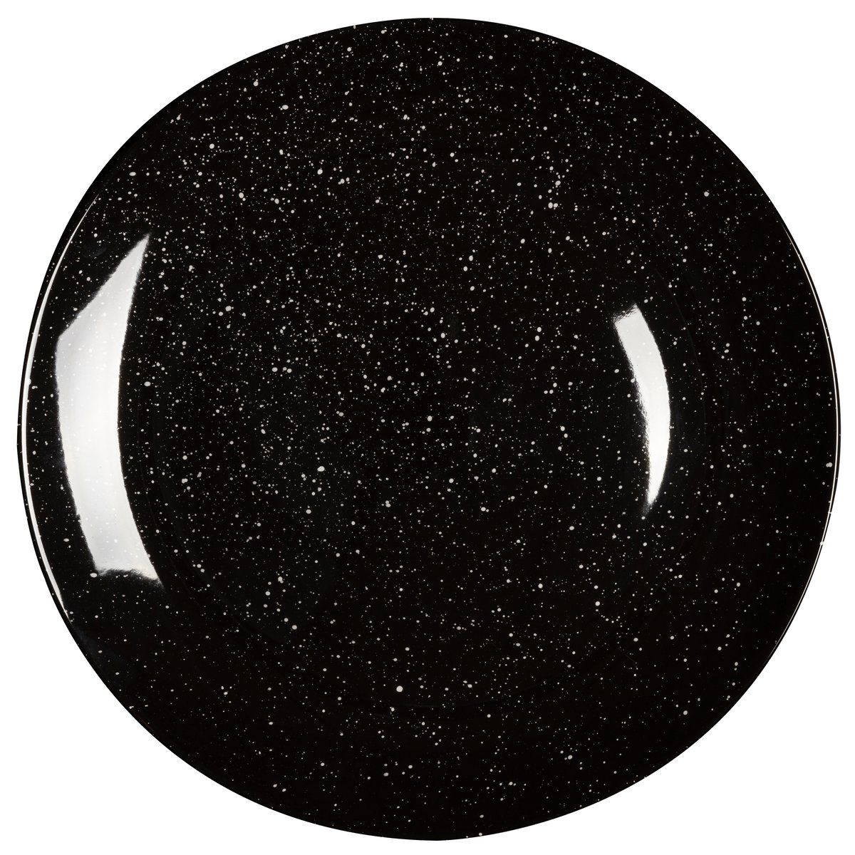 Scandi Living Freckle plate o26 cm black | Scandinavian Design | Dinner plates | Black