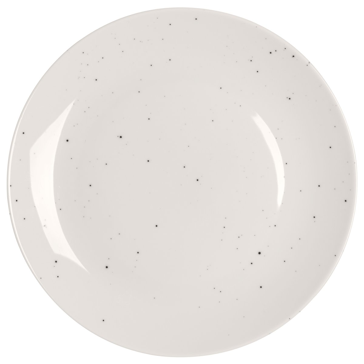 Scandi Living Freckle plate o26 cm white | Scandinavian Design | Dinner plates | White