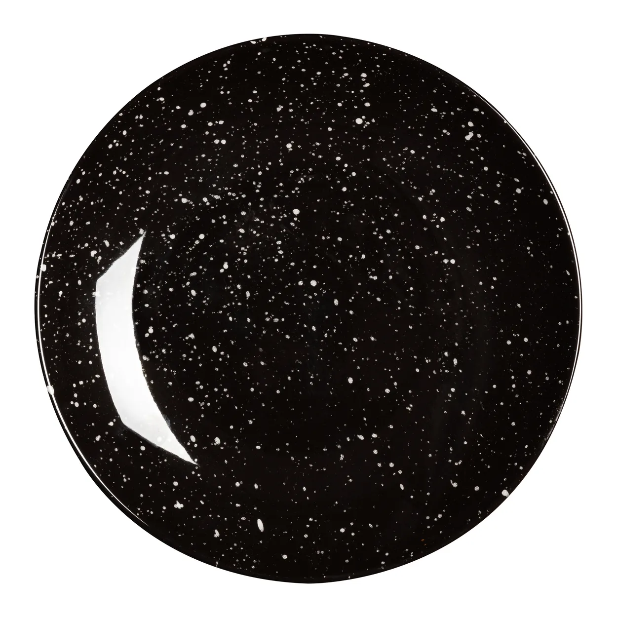 Scandi Living Freckle side plate Ø20 cm black | Scandinavian Design | Small plates & side plates | Black