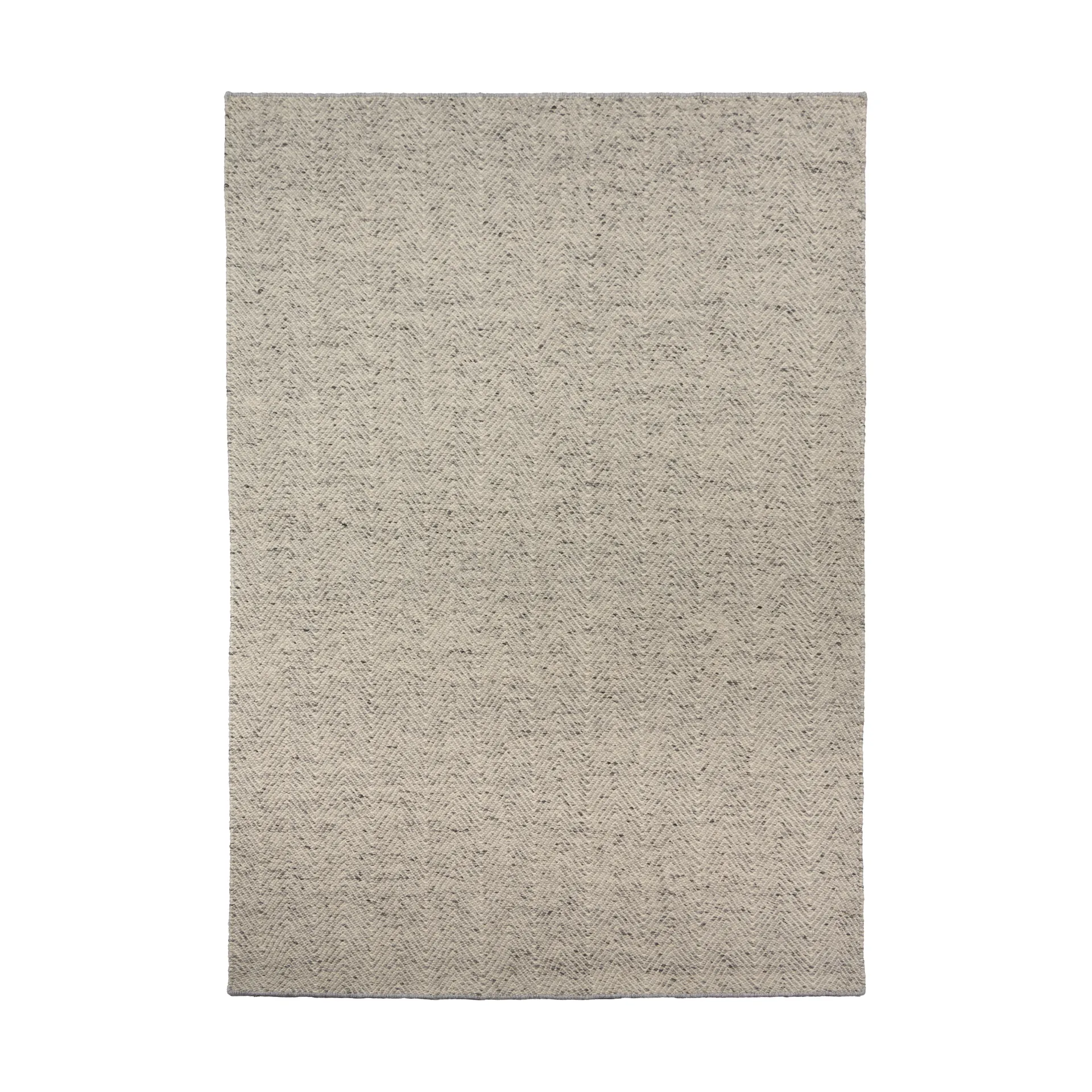 Furrow wool rug natural white/grey, 170x240 cm Scandi Living